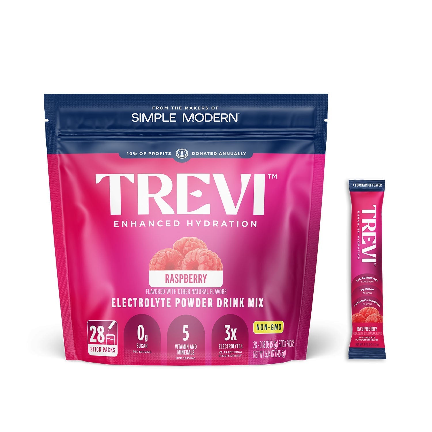 Trevi Electrolyte Powder Mix - Raspberry